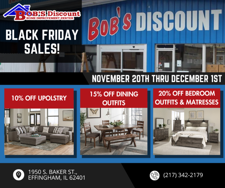 Bob's Discount Home Improvement Center December 4, 2023